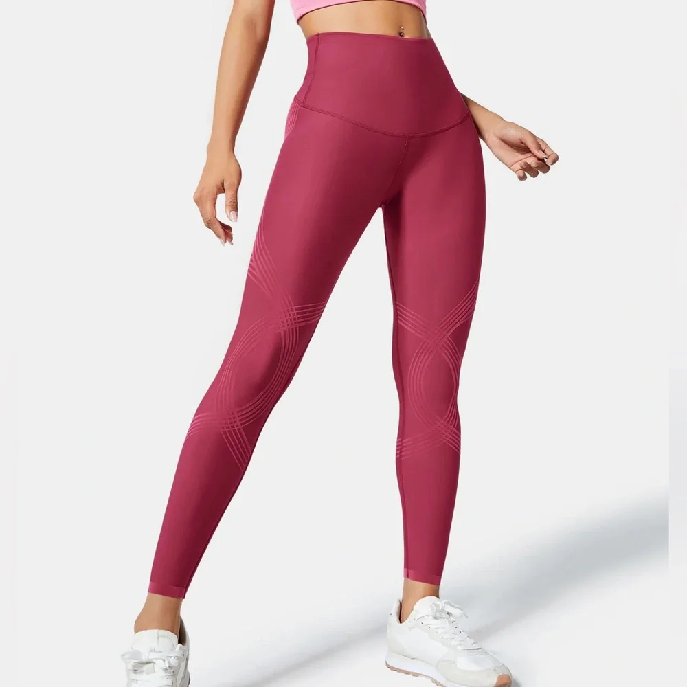 Body Sculpt Leggings (Reversible Wear) baked apple full length - Picture 1 of 8